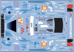 Decal Porsche 911 991 GT3 R 1st PHORM Manthey Asian Le Mans 2025 #92